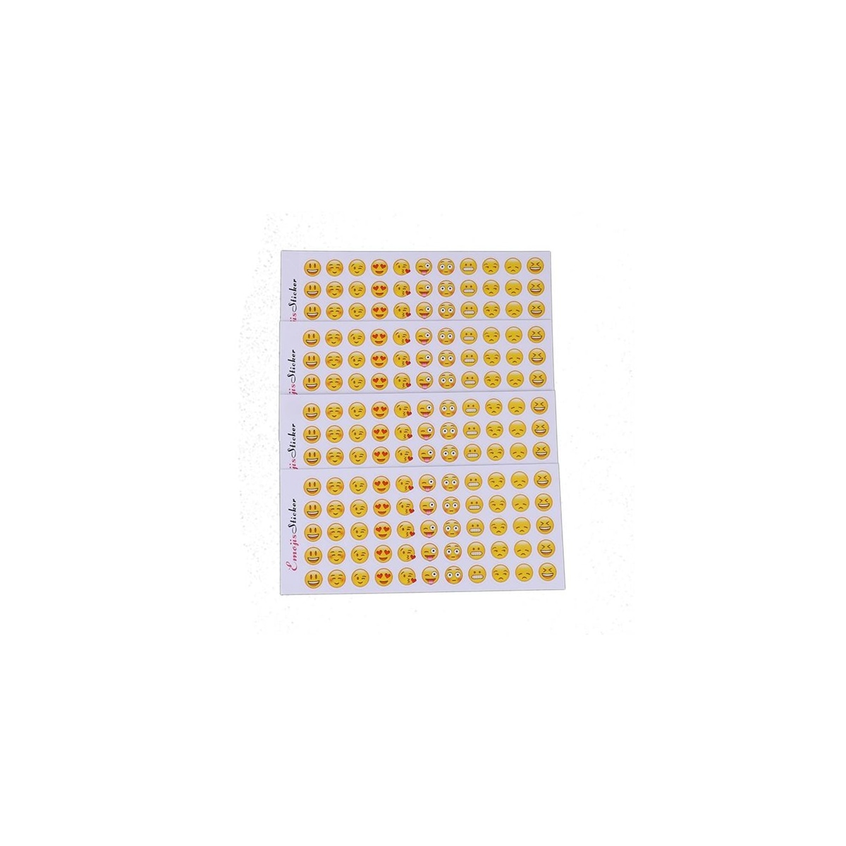 Emoji Klistremerker - 660stk stickers
