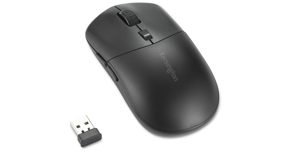 KensingtonMY430 EQ Rechargeable Mouse  (Zwart, 1000 - 2400 DPI, 2.4 GHz, Bluetooth)