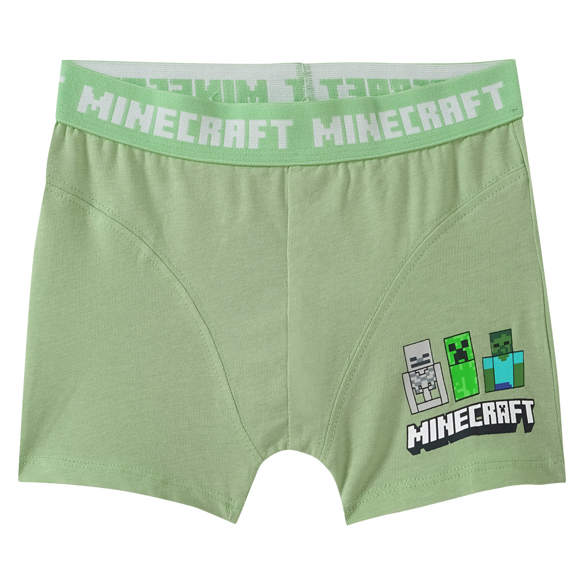 Topolino 3 Minecraft Boxer in verschiedenen Dessins dunkelgrau / dunkelgrün / grün
