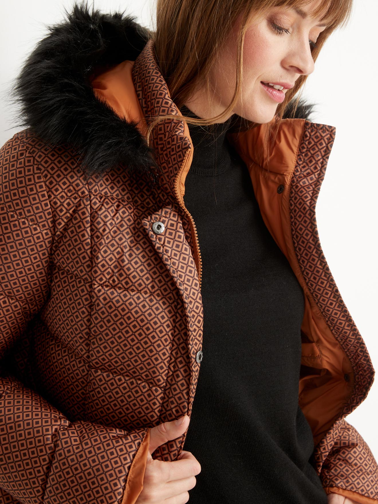 Parka à capuche déperlante