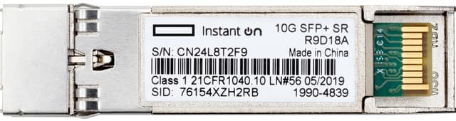 HPE Networking IO 10G SFP+ LC SR 300m MMF transceiver