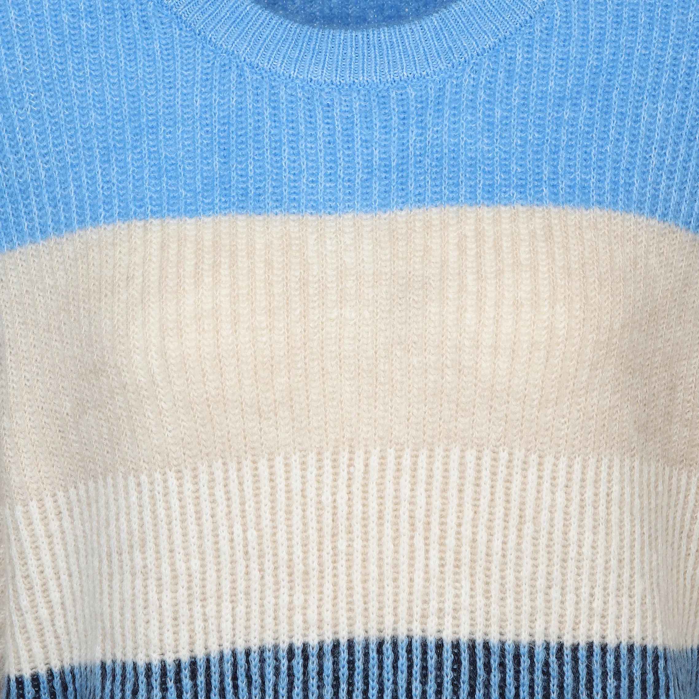 Damen Strickpullover mit Streifen