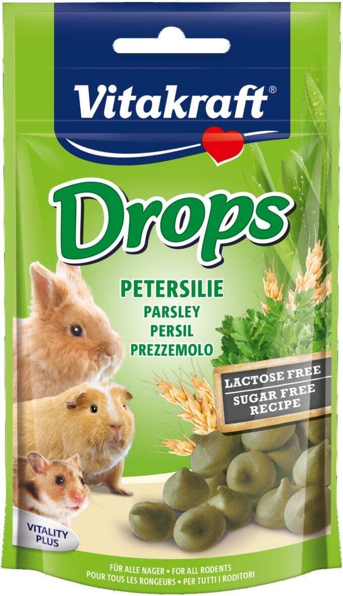 Vitakraft knaagdier- en konijnensnack Drops peterselie 75 g