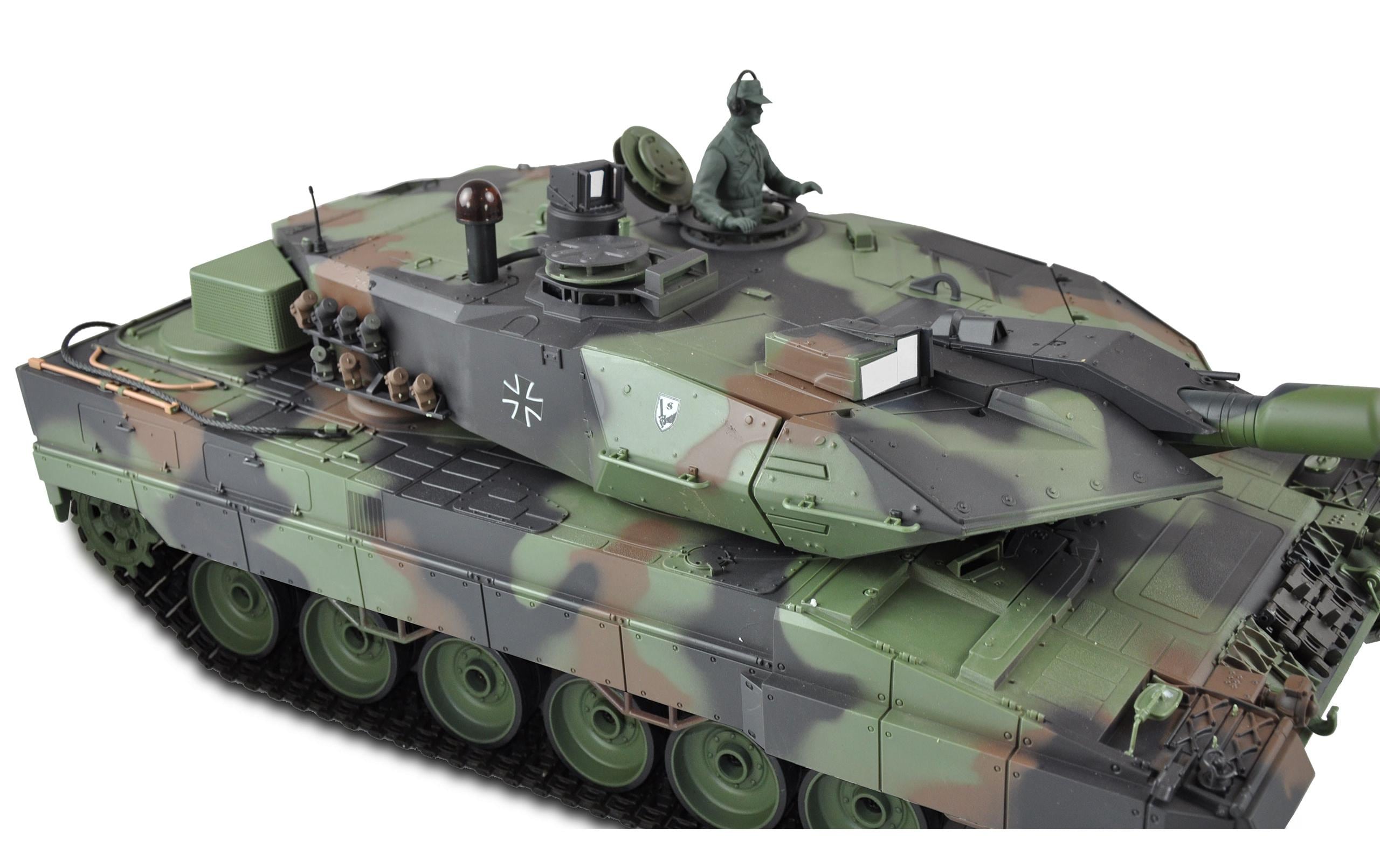 Panzer Leopard 2A6 Advanced Line 7.0, 1:16, RTR<br>Ferngesteuerter Leopard Panzer mit Schussfunktion