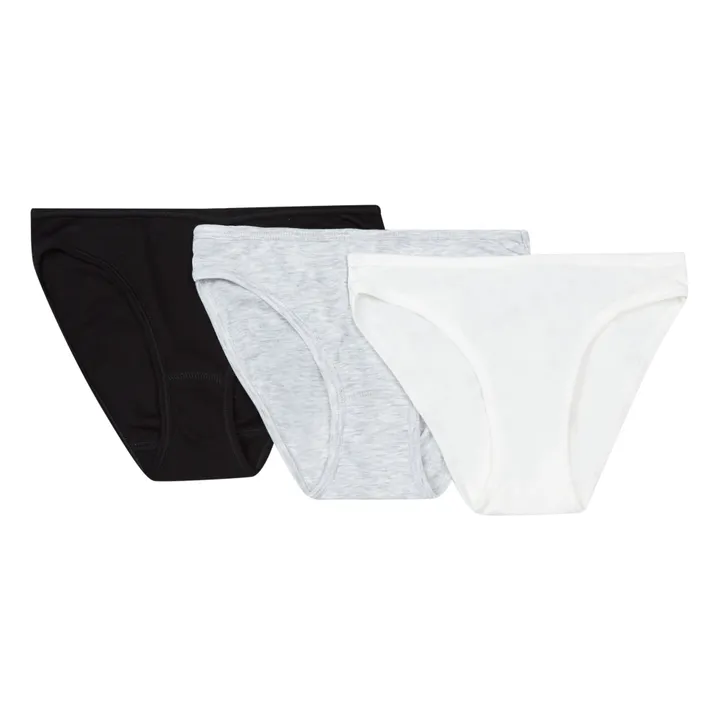 Petit Bateau Lot de 3 Culottes Basiques - Colection Adulte | Ecru