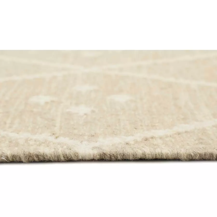 Green Looop Kelim Teppich Vermont creme beige