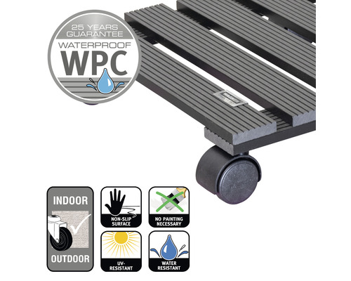 Wagner WPC plantenwagen 29x29 cm TK 60 kg