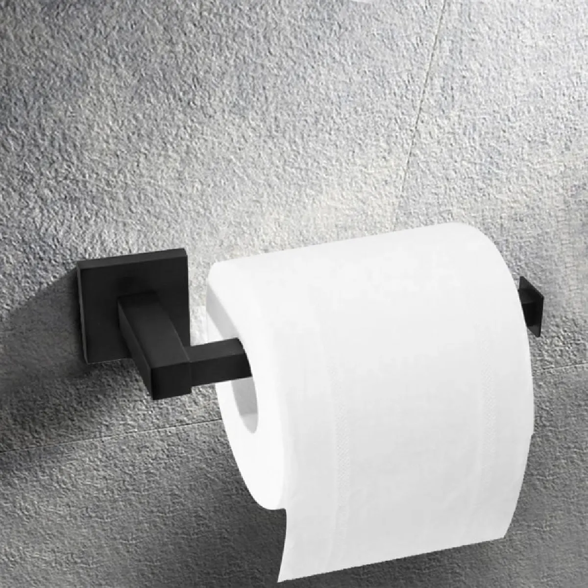 Universal 1PCS Porte-papier rouleau mural - Noir