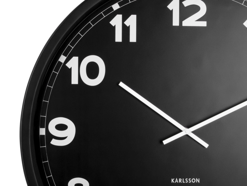 Wall Clock New Classic Large KA5848BK Black