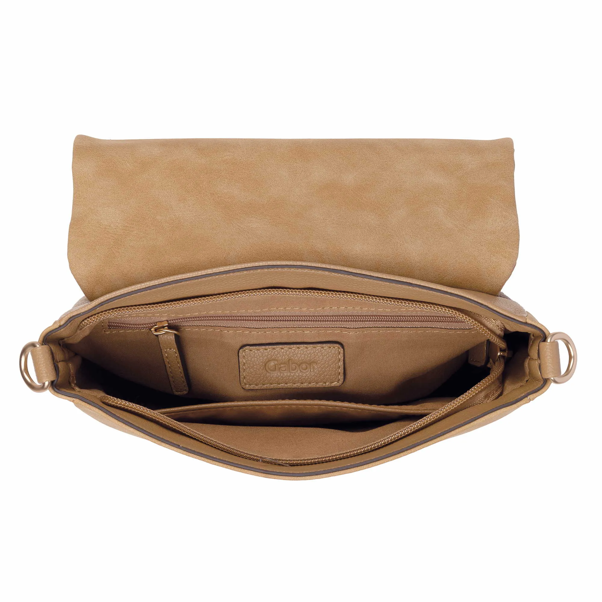 GABOR Henkeltasche Camel Lederimitat