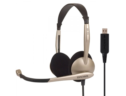 KOSS - Cs100 usb casque d'écoute filaire usb avec microphone anti-b...