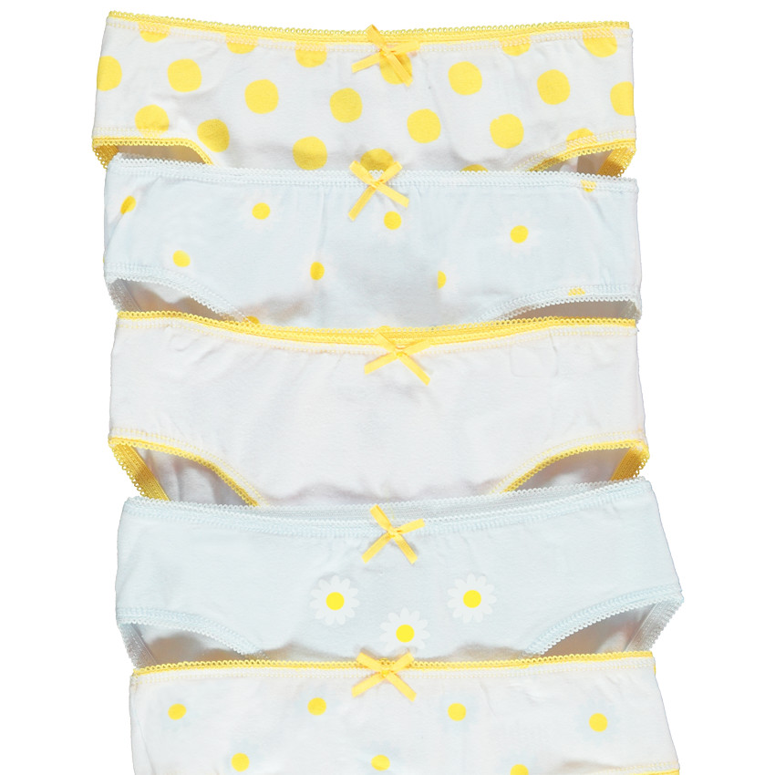 Lot de 5 culottes pour fille
