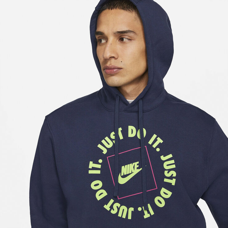 Nike Sportswear JDI fleece hættetrøje Blå