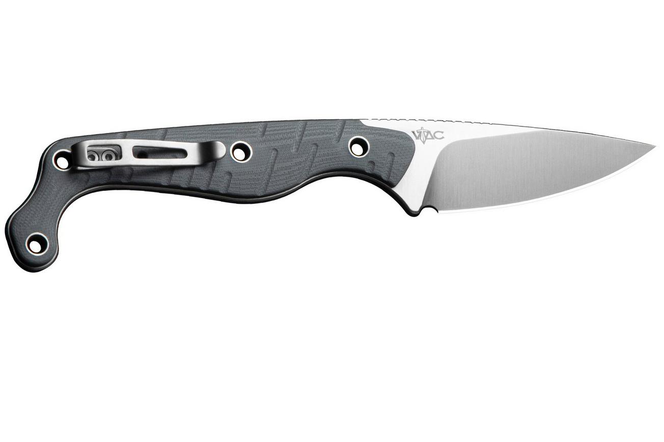 Civivi SŌKN C22027-2 Satin Nitro-V, Gray G10, vaststaand mes, Kyle Lamb design