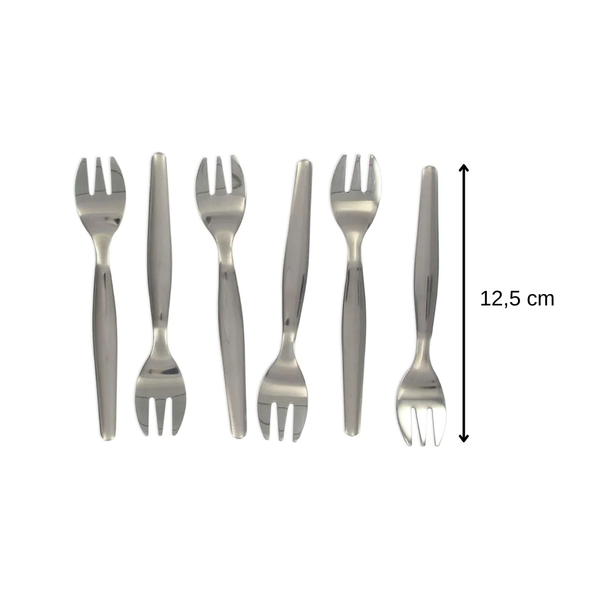 Lot de 6 fourchettes à huîtres