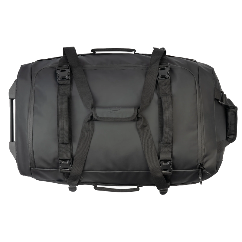 Highlander the trailer duffel trolley - zwart