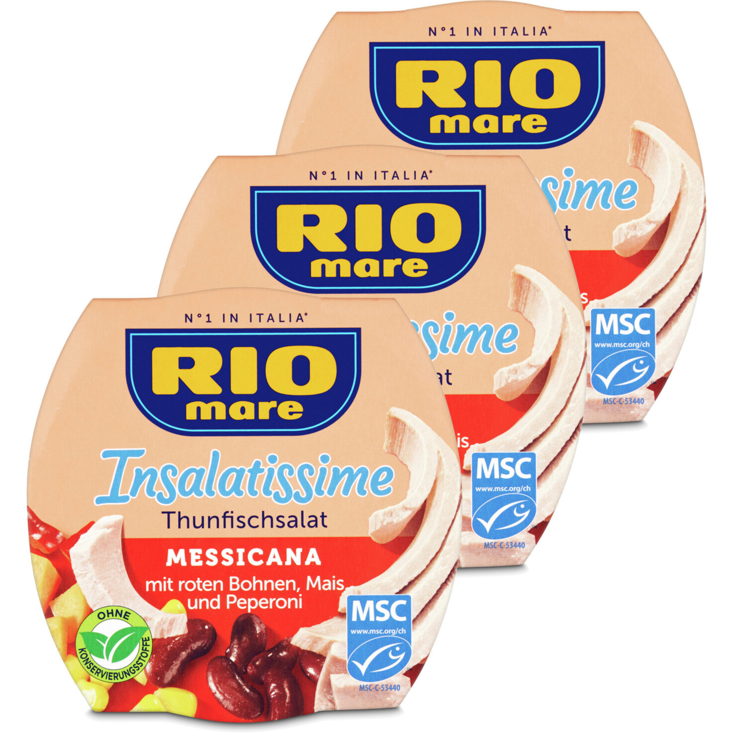 Rio mare Insalatissime Thunfischsalat Messicana 3x160g
