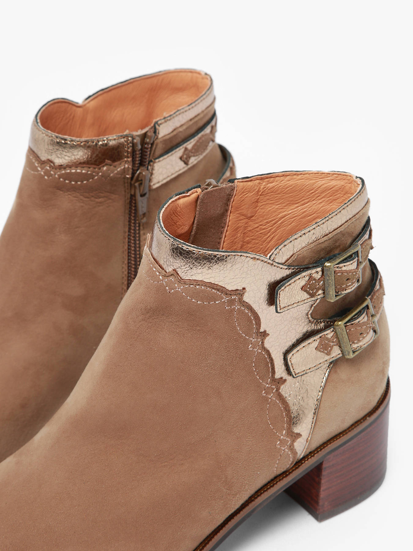 Bottines  talon Tesla en cuir MAM'ZELLE