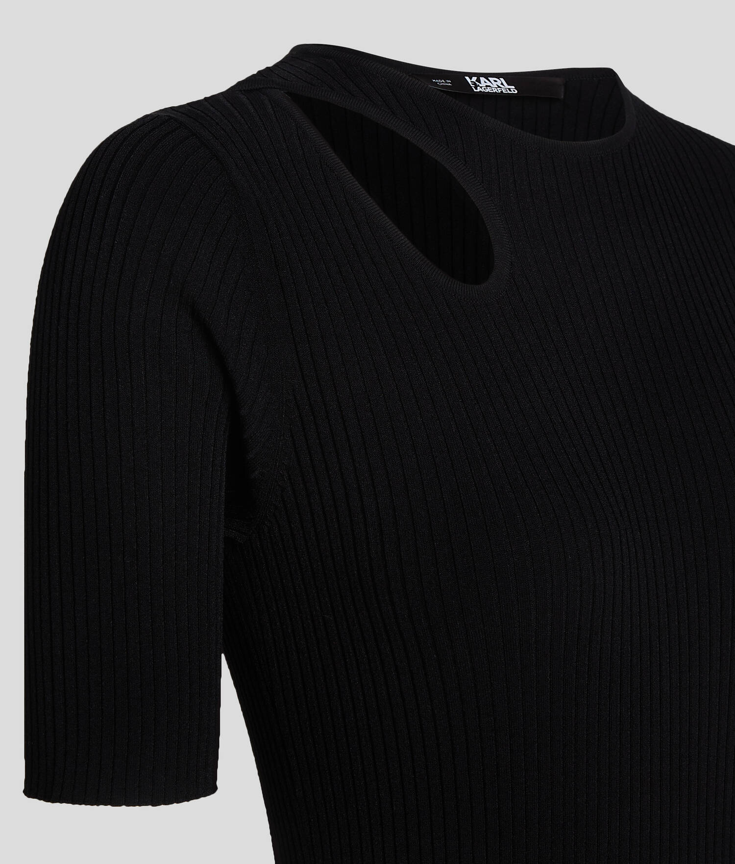 ROBE À MANCHES COURTES AVEC LOGO KARL