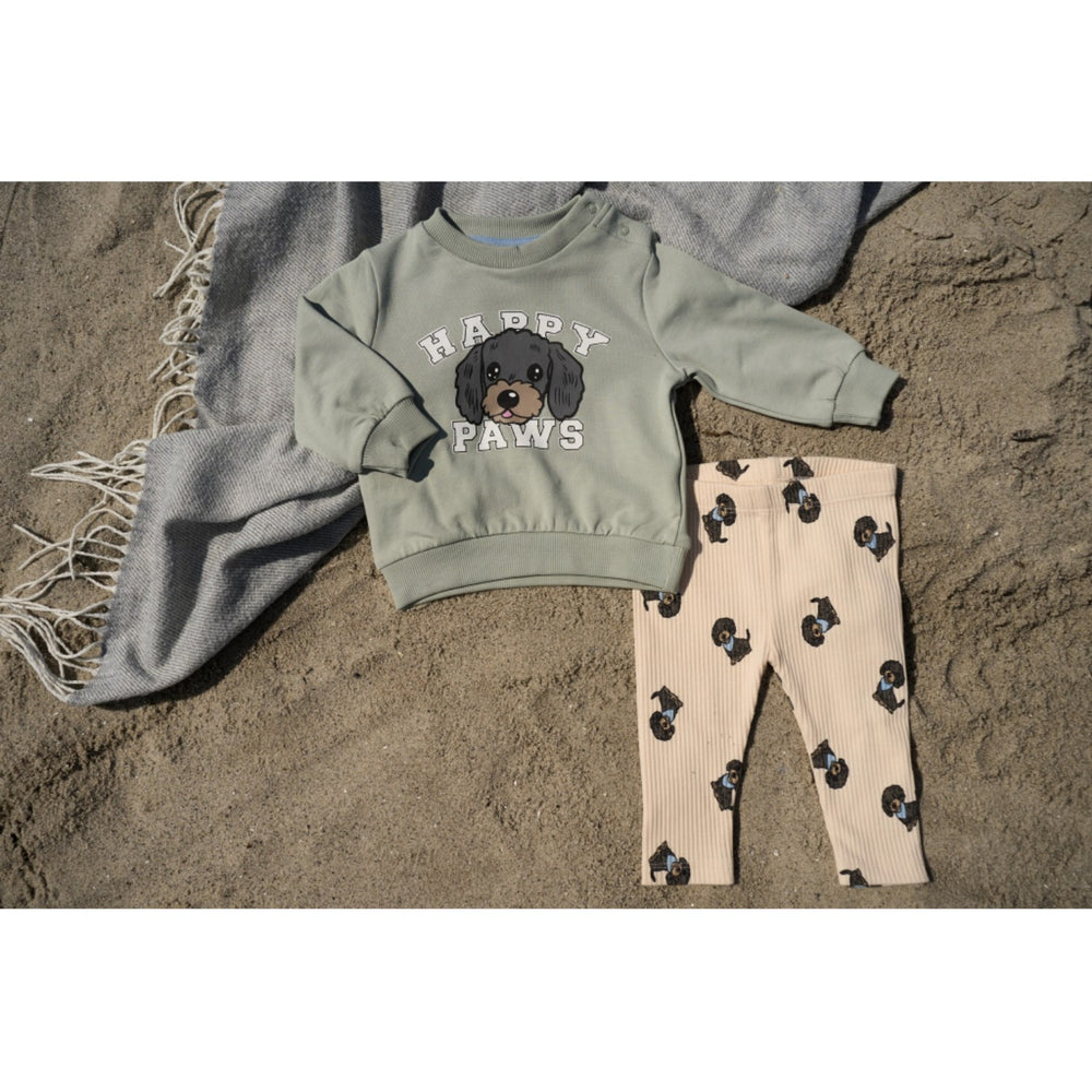 Køb THE NEW Siblings Gardenia Aop Tnsbsylvan Rib Leggings