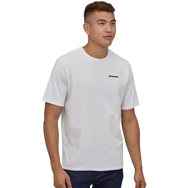 T-shirt PATAGONIA M'S P-6 LOGO RESPONSIBILI-TEE WHITE