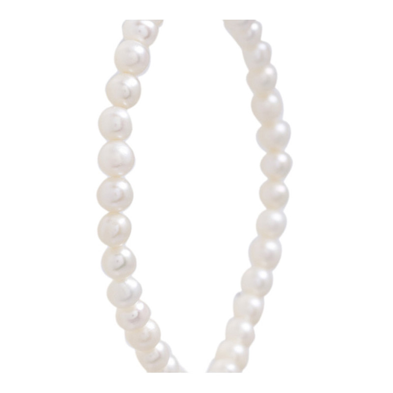 Bracelet Enfant Stretch en Perles de culture d'eau douces Blanches