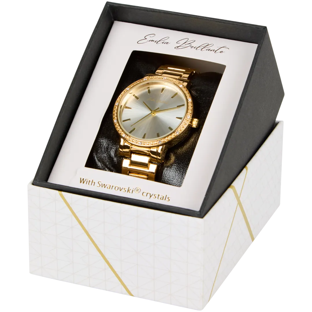 Horloge met Swarovski-kristallen Diverse varianten