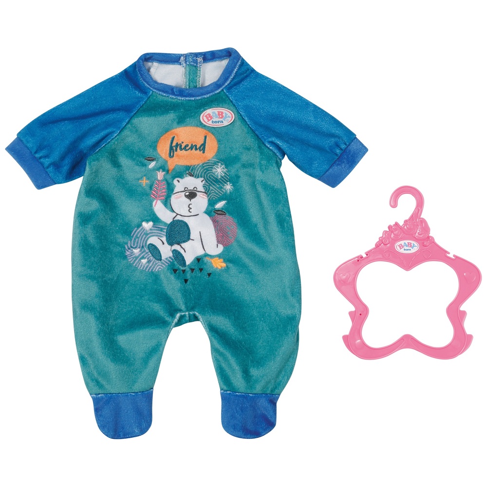 BABY born Strampler Blau 43 cm