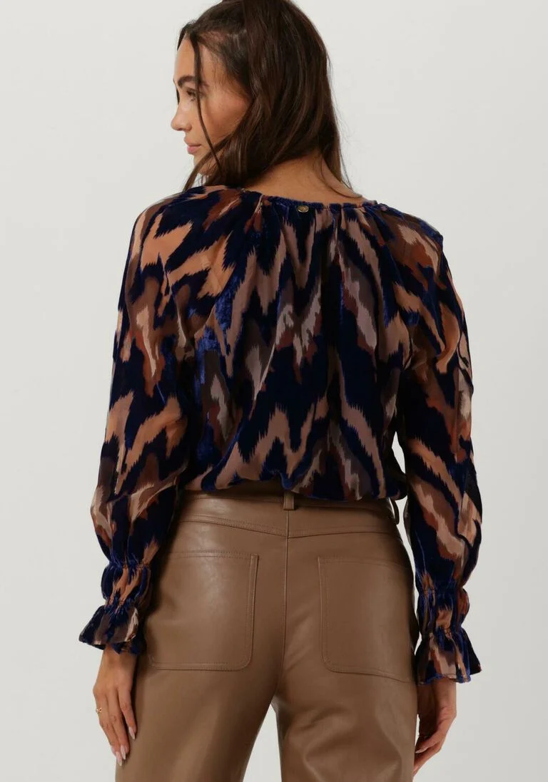 FREEBIRD blauwe freebird blouse ubele blouse