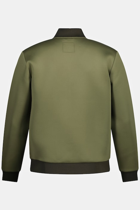 College-Jacke, Scuba, Collegekragen, Zipper