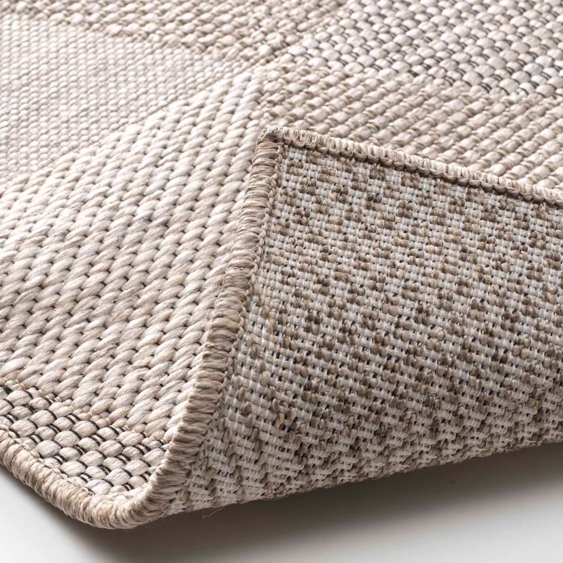 Tapis de salon tissé (120 x 170 cm) Odilon Beige