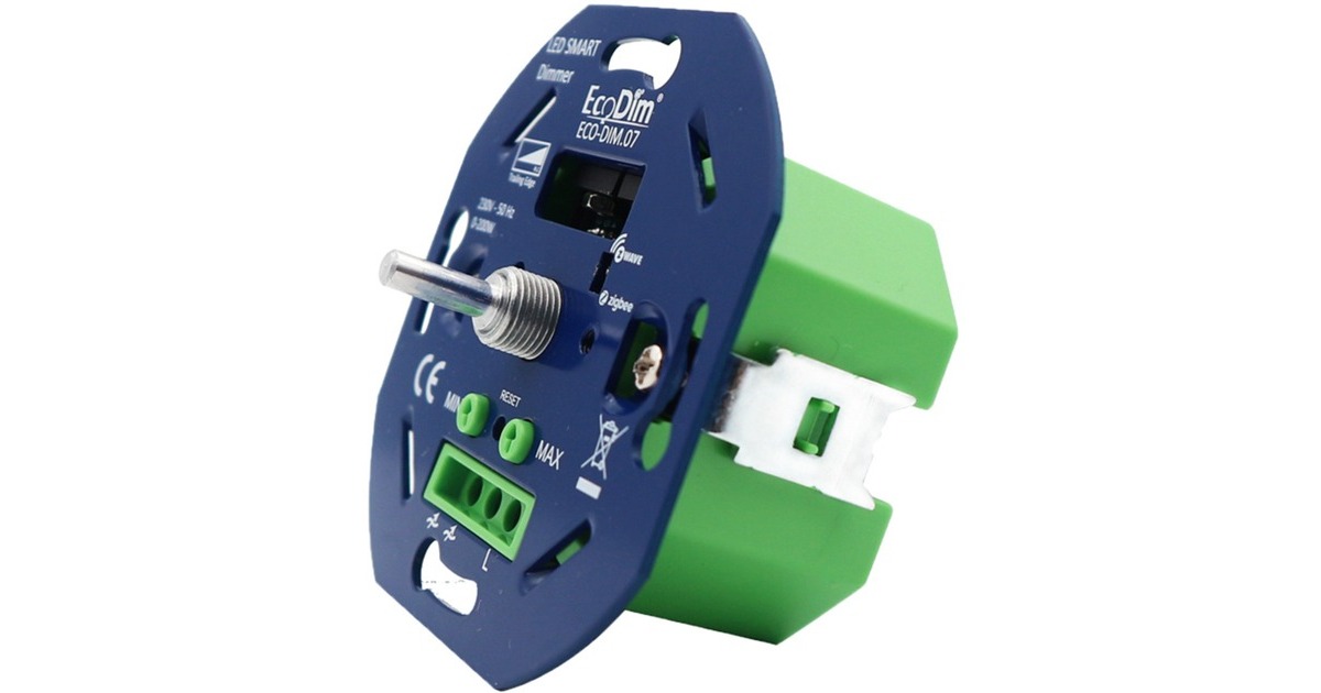 EcoDim Smart LED Dimmer  (Blauw, Z-Wave & Zigbee)