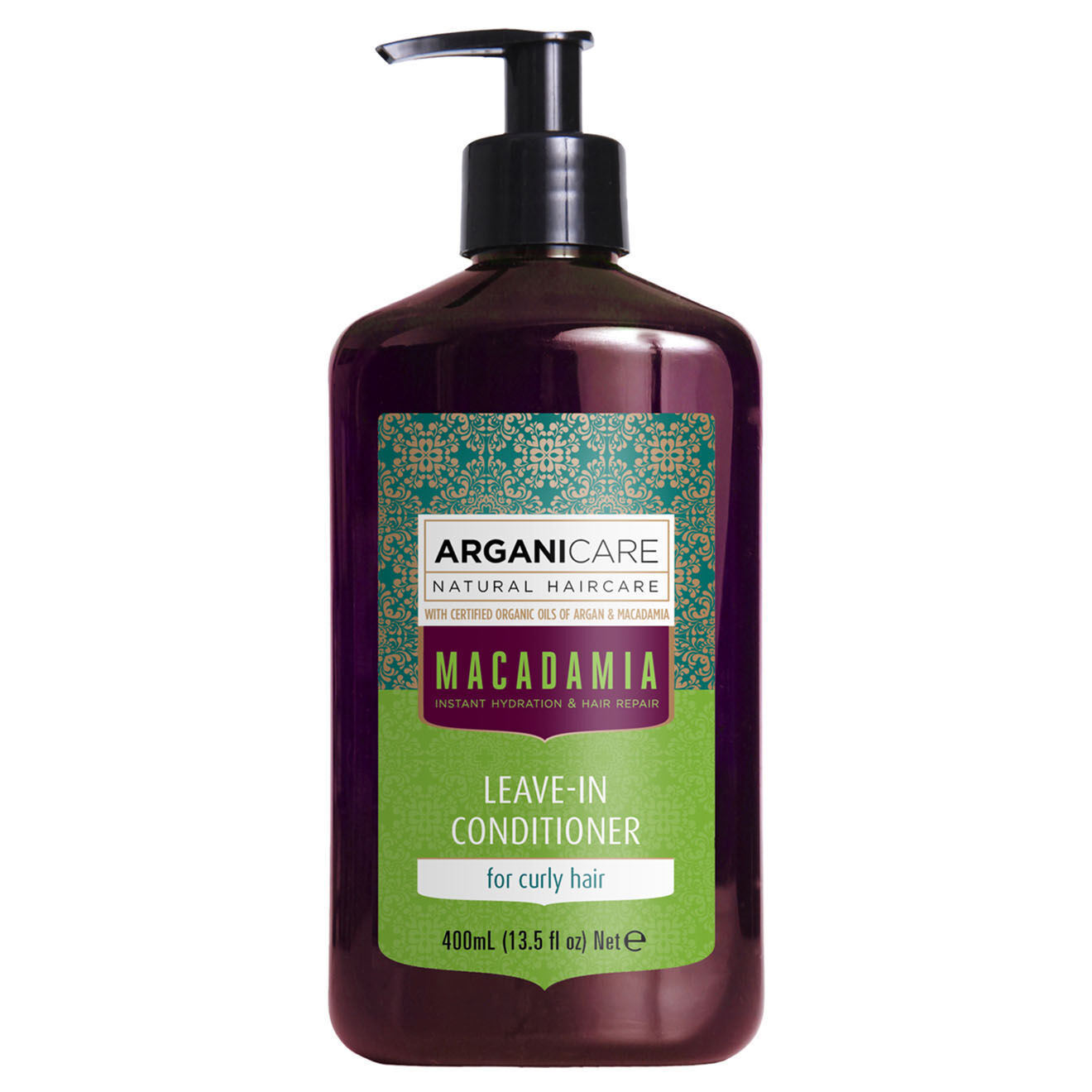 Arganicare Soin définition sans rinçage Argan cheveux bouclés à frisés -  400 ml