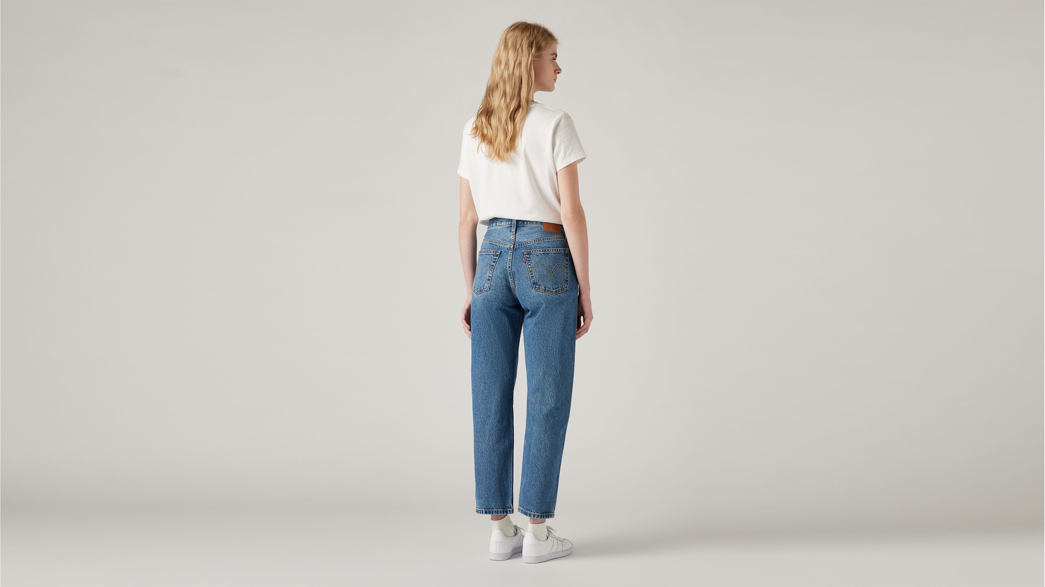 Jean 501® Levi's® Crop - Medium Indigo Worn In - Bleu