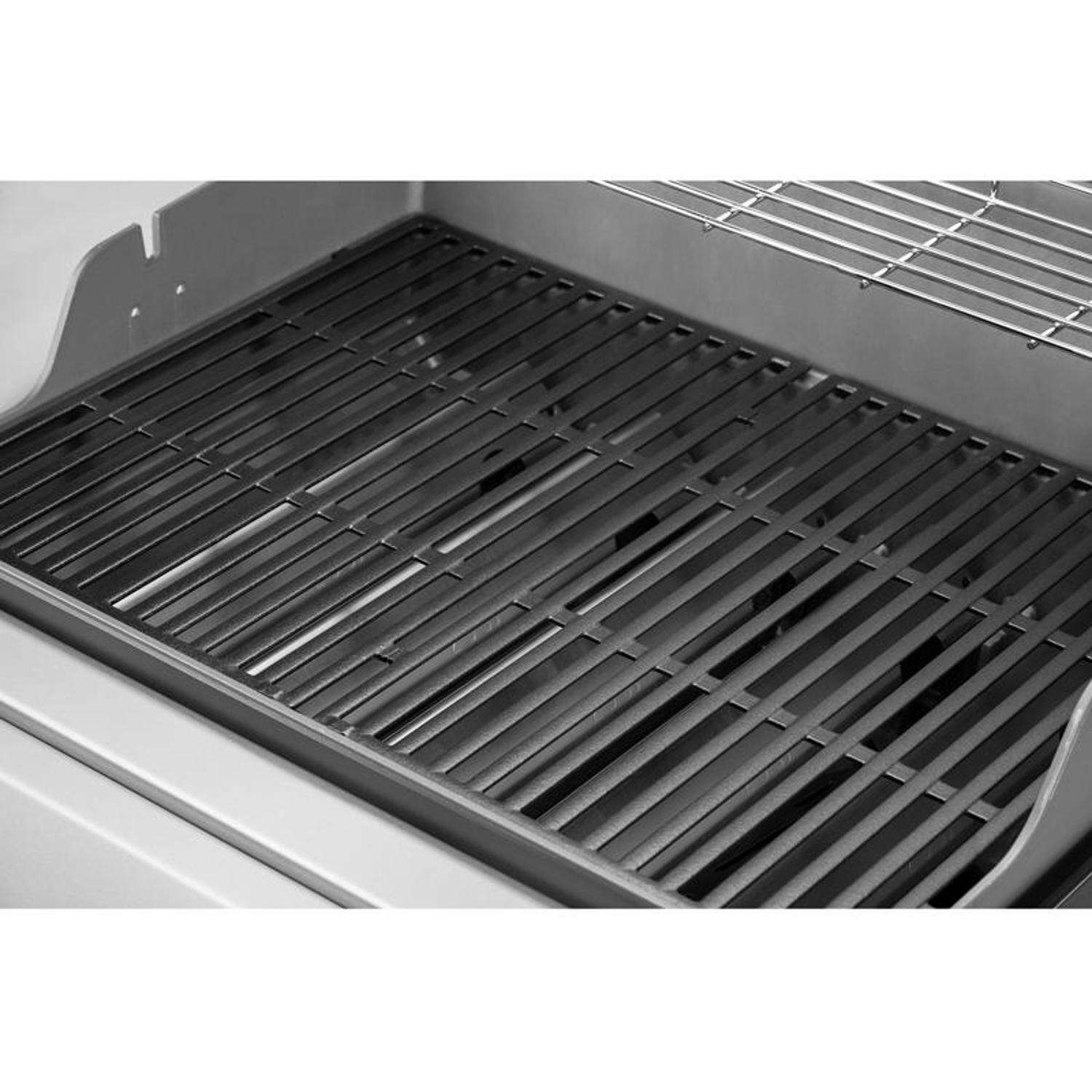 Churrasqueira a gás propano Weber Genesis II E-315 com 3 queimadores, preta.