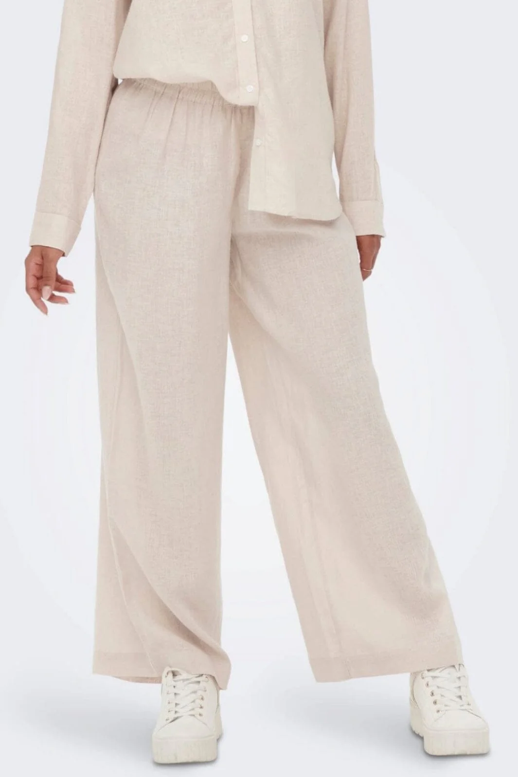 Only Onltokyo Linen Blend Pant 3996929 moonbeam