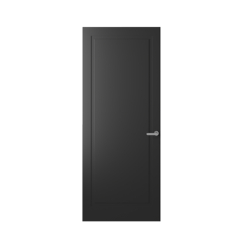Lundia binnendeur Vika En AA01 RAL 9011 gelakt opdek rechts 93 x 211,5 cm