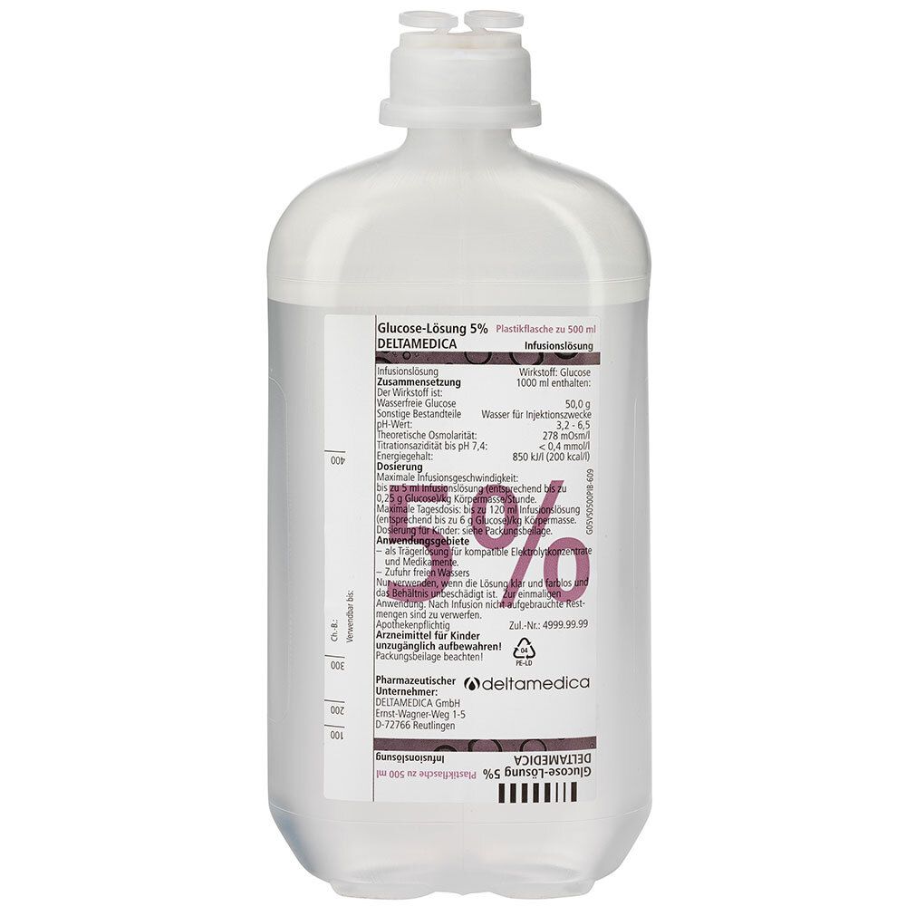Glucose-Lösung 5% DELTAMEDICA