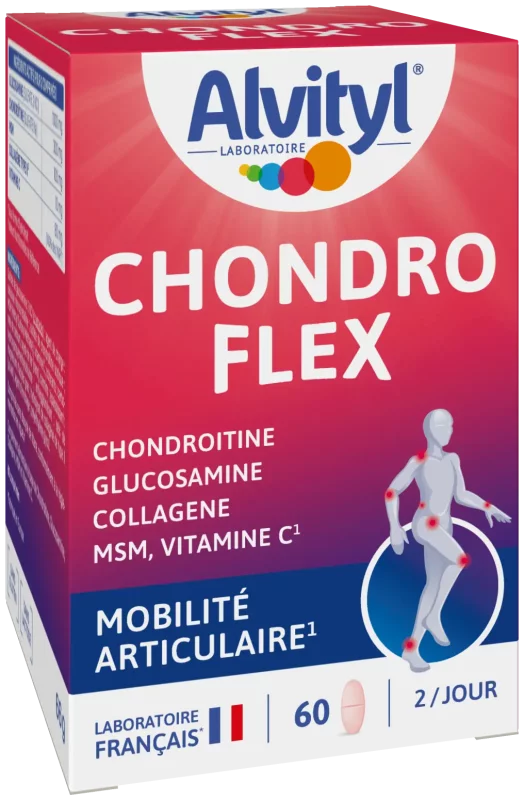 Chondroflex - Bien-être physique - 5 éléments essentiels - Mobilité articulaire - 30 jours de prise renouvelable