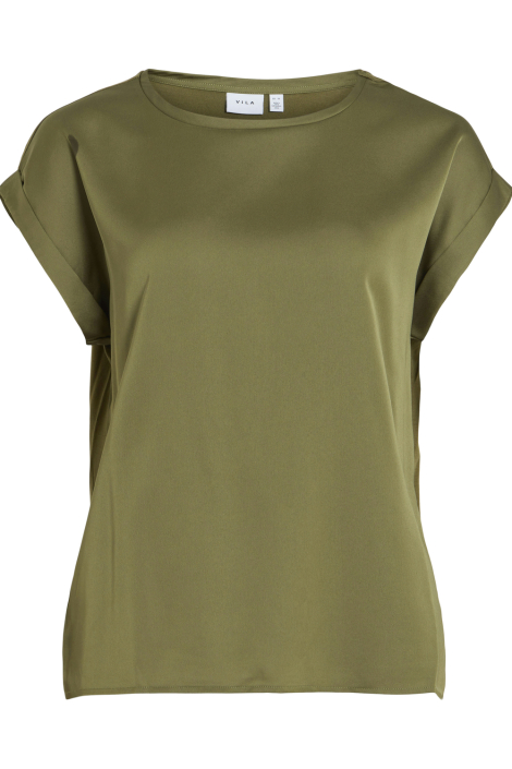 Vila groene dames t-shirt