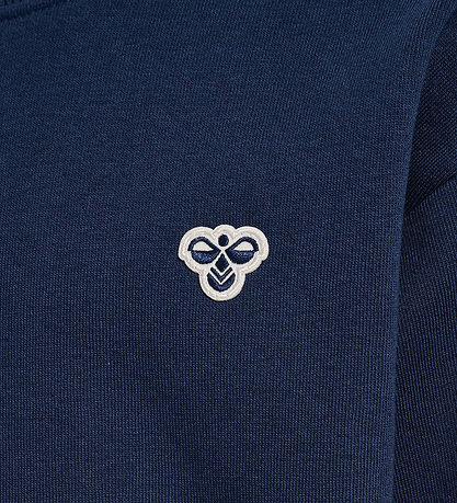 Hummel Sweatshirt - hmlJr Loose Rundhalsausschnitt - Dress Blue