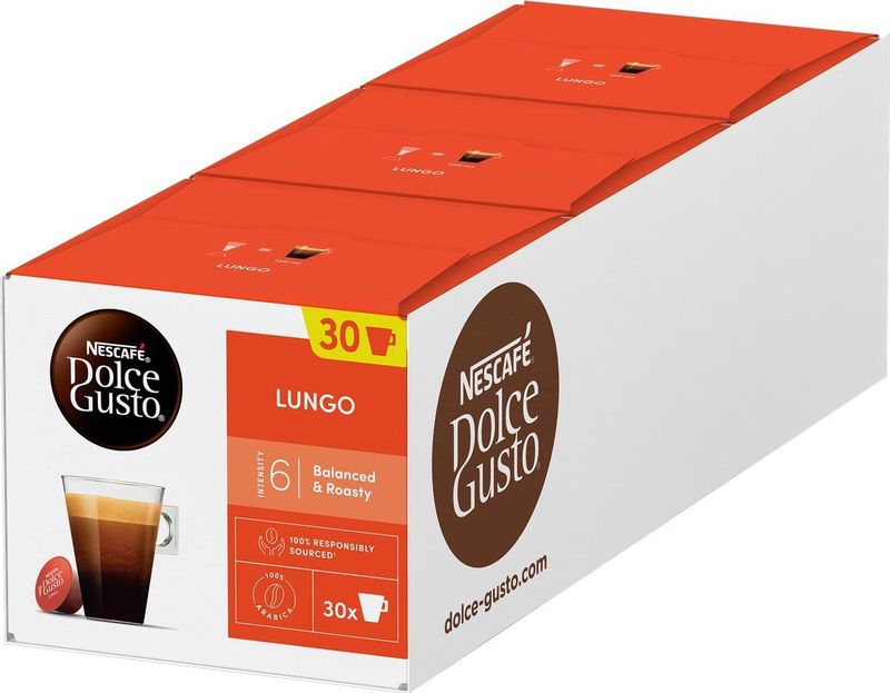 Nescafé - Dolce Gusto Lungo - Koffiecups - 90 stuks
