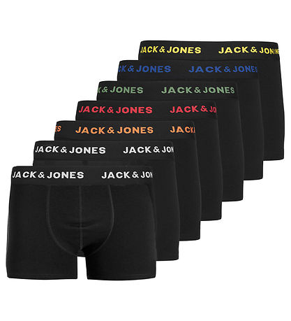 Jack & Jones Boxershorts - 7er-Pack - Jacbasic - Schwarz
