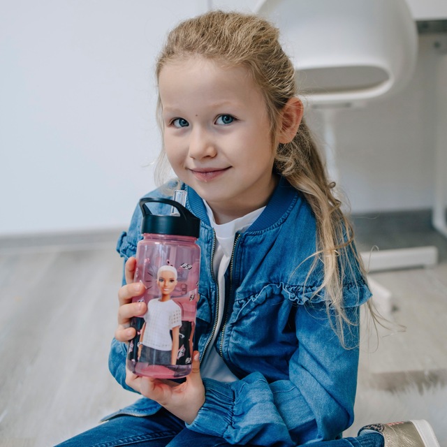 Scooli Lunchbox »Brotzeitdose & Trinkflasche, Barbie« Set, 2 tlg. mit Trinkflasche