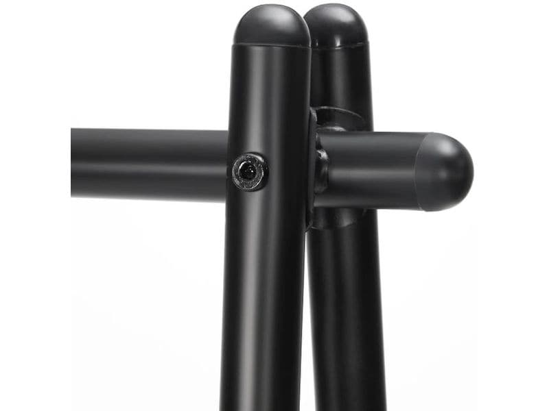 Songmics Garderobenständer 153 cm, Schwarz/Schwarz matt Kleiderständer