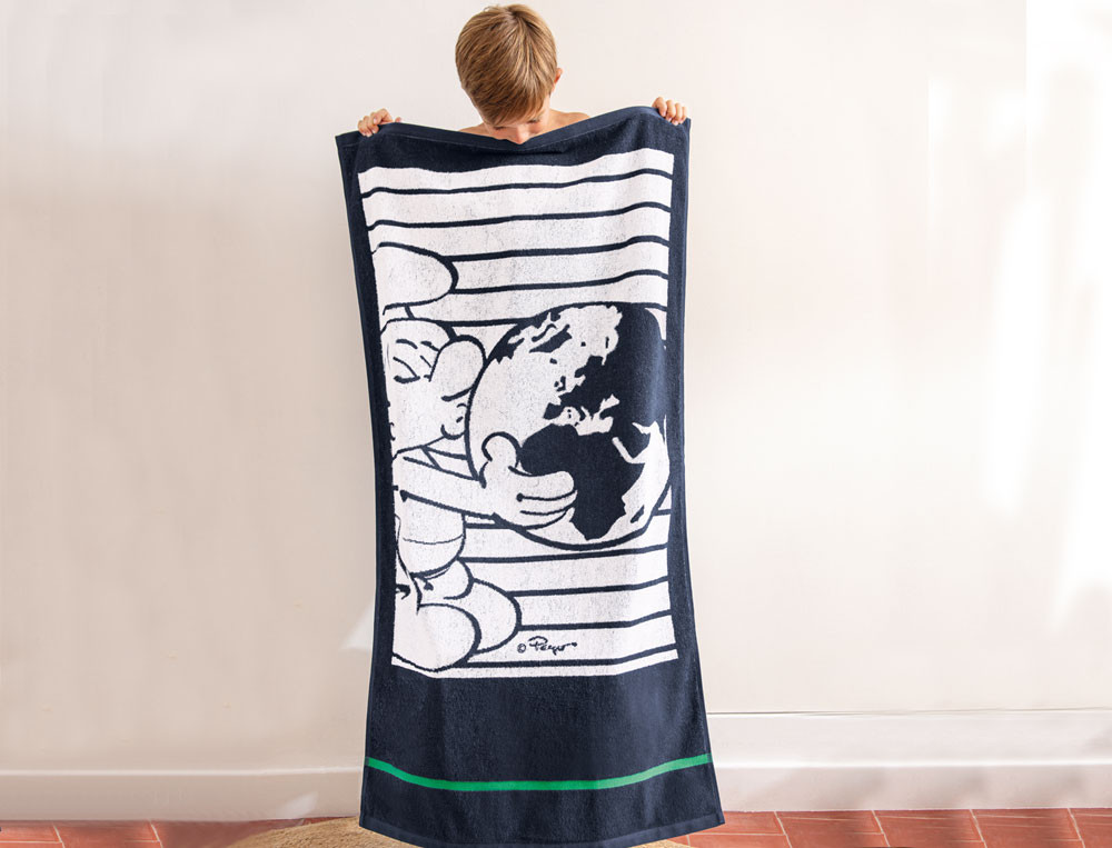 Drap de bain enfant-Les Schtroumpfs