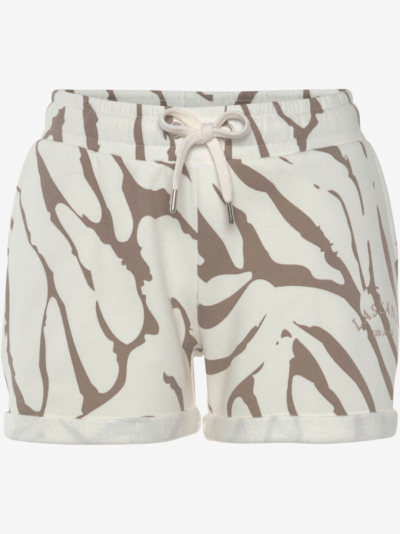 Short décontracté short avec motif zèbre