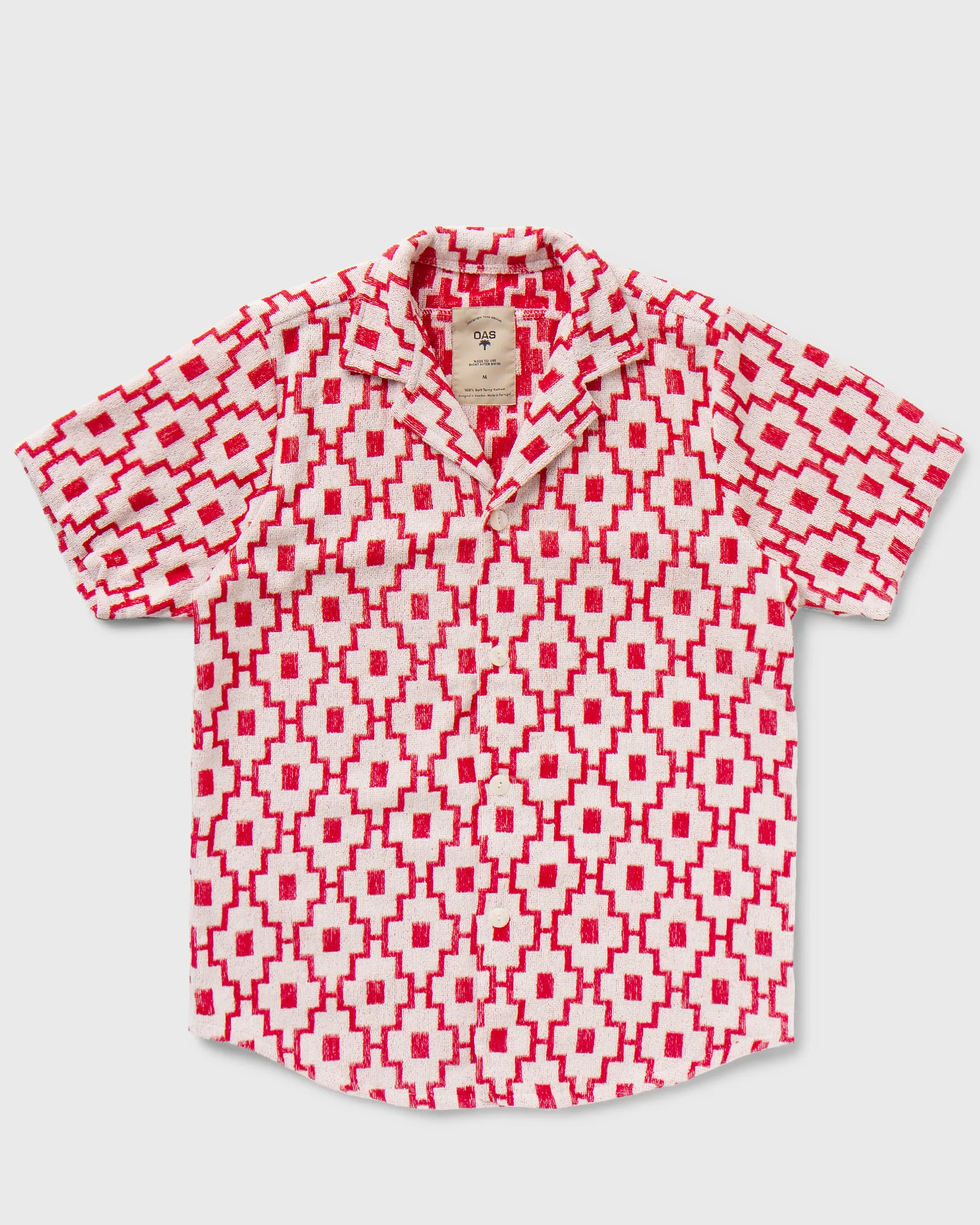 OAS White Machu Terry Shirt