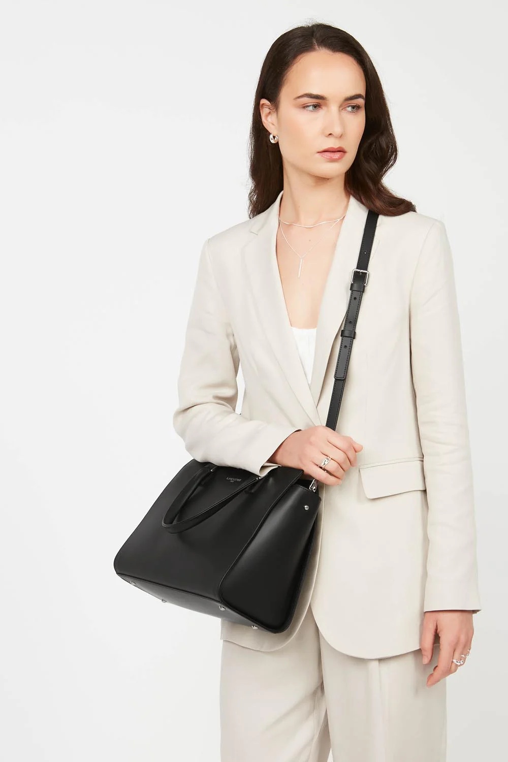 Smooth-Grand sac cabas main