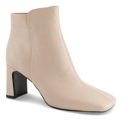 B&CO Kort damestøvle Beige 5252500833